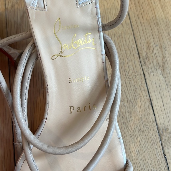 Christian Louboutin Supra Bea Nappa Leather Strappy Sandals Size 36 - Picture 7 of 7